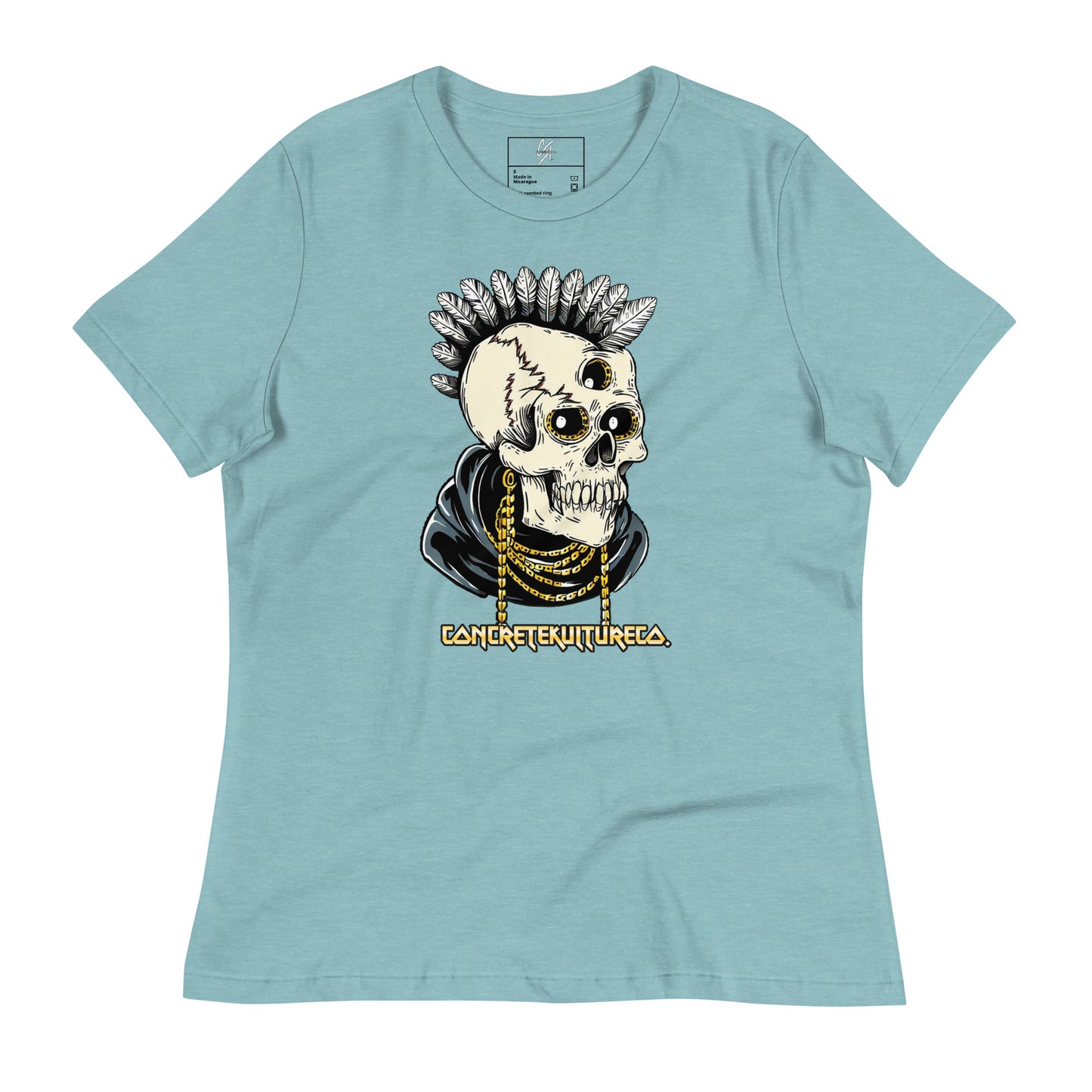 Concrete Kulture Co. Women's "3rd eye hindsight" Relaxed T-Shirt