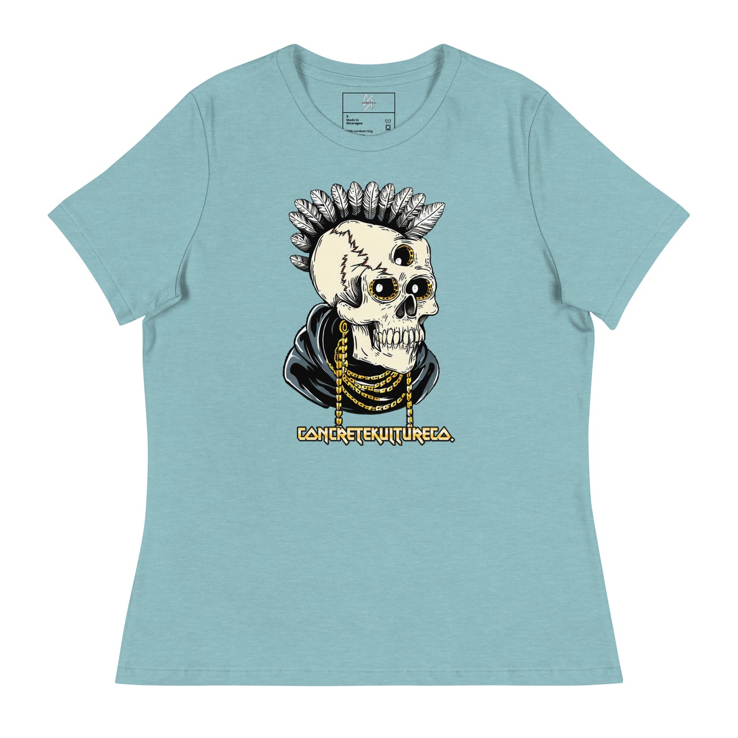 Concrete Kulture Co. Women's "3rd eye hindsight" Relaxed T-Shirt