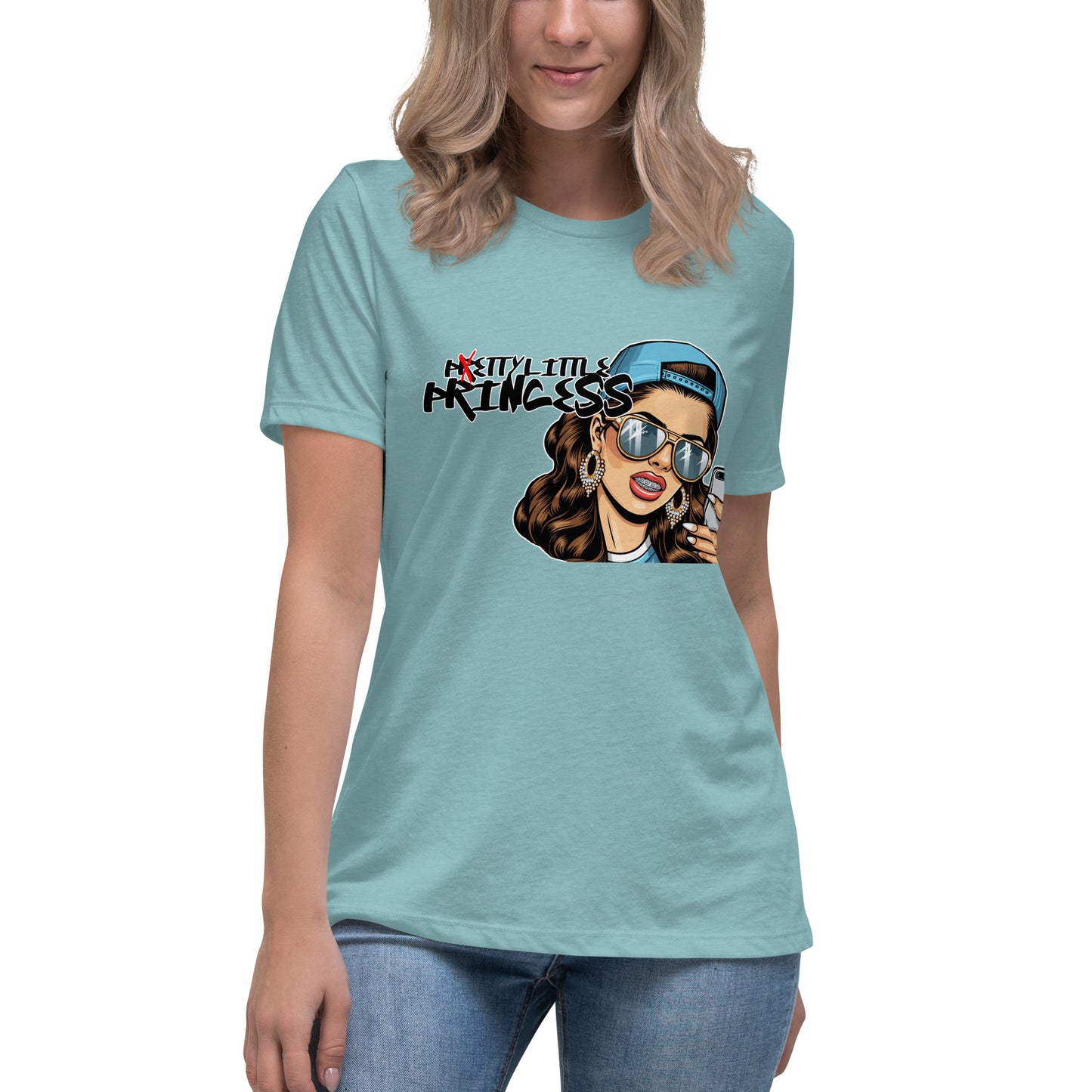 Concrete Kulture Co Women's "Petty Little Princess" Relaxed T-Shirt