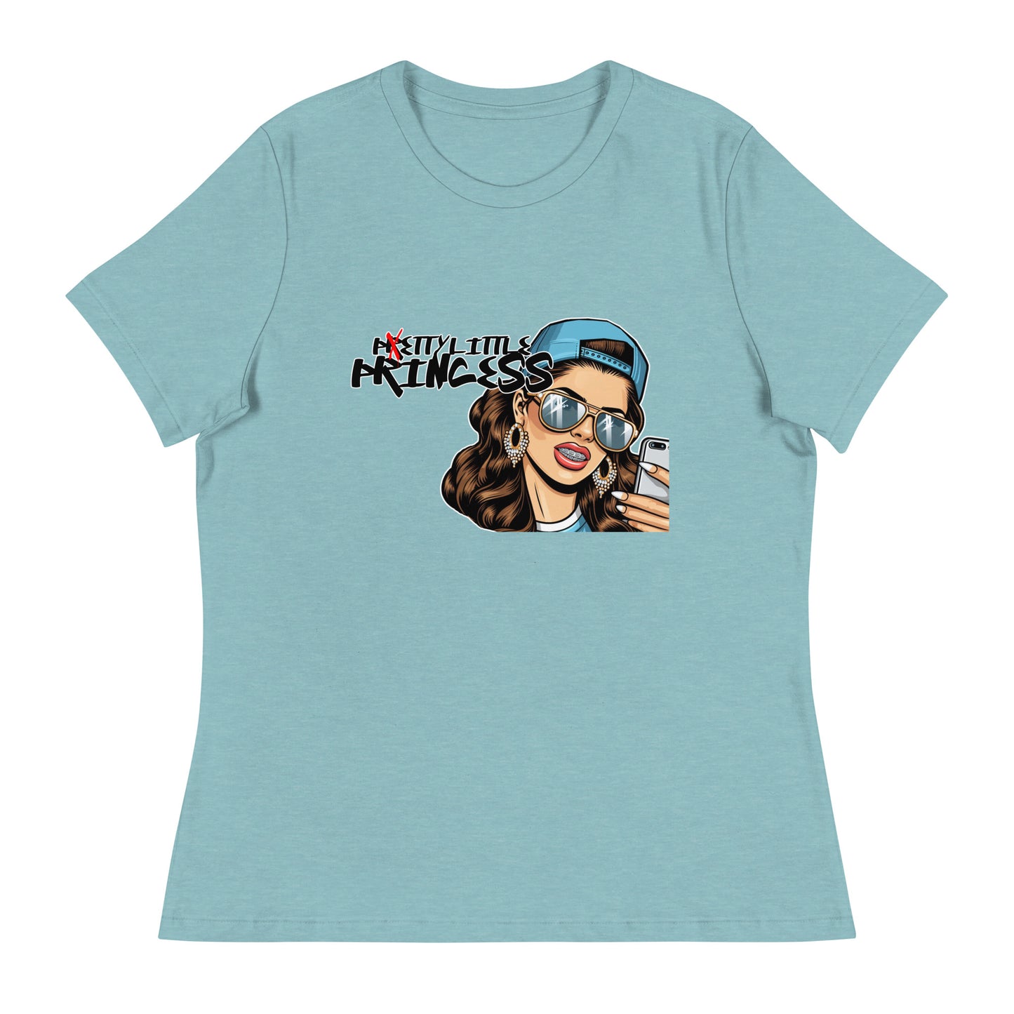 Concrete Kulture Co Women's "Petty Little Princess" Relaxed T-Shirt
