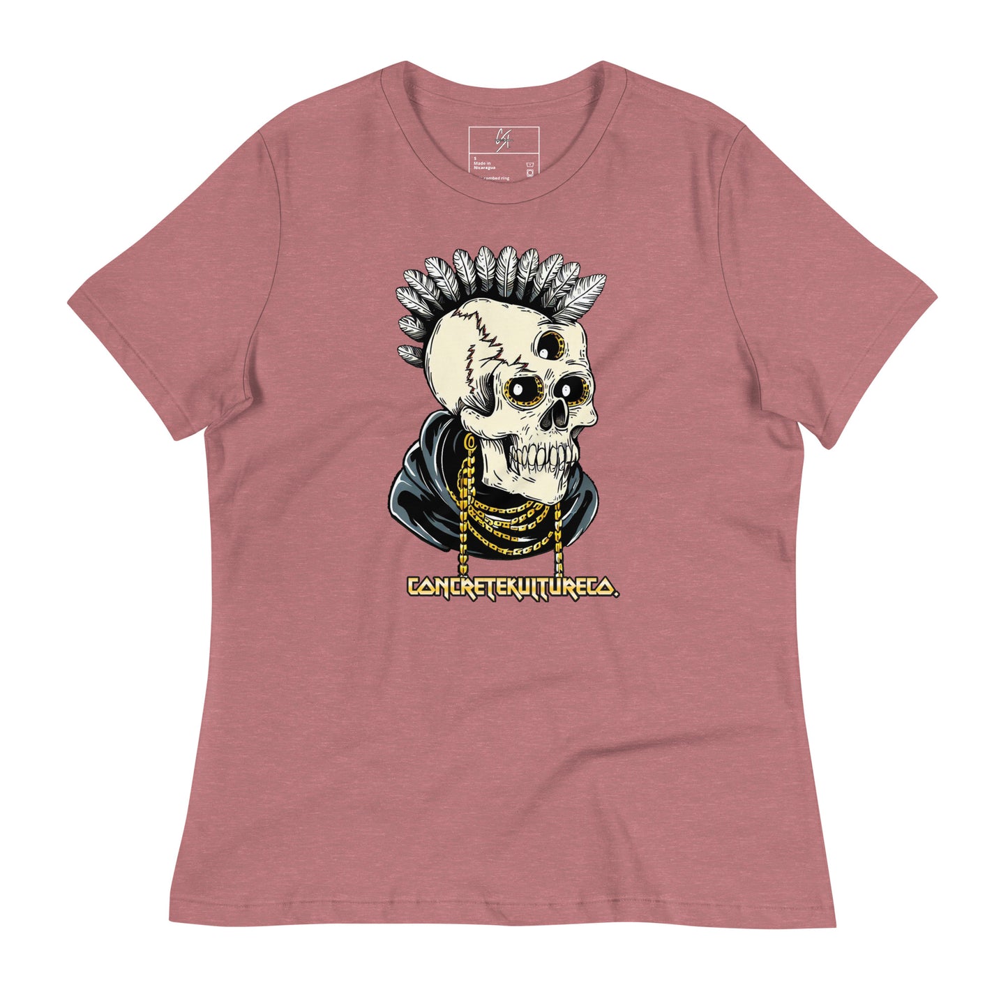 Concrete Kulture Co. Women's "3rd eye hindsight" Relaxed T-Shirt