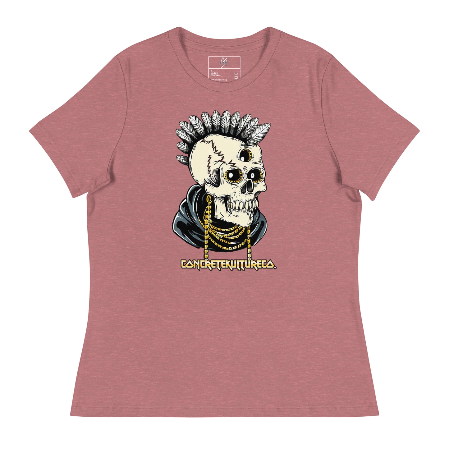 Concrete Kulture Co. Women's "3rd eye hindsight" Relaxed T-Shirt