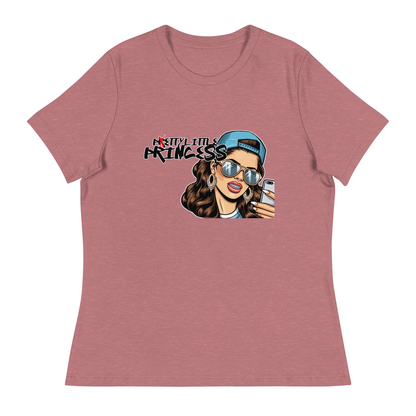 Concrete Kulture Co Women's "Petty Little Princess" Relaxed T-Shirt
