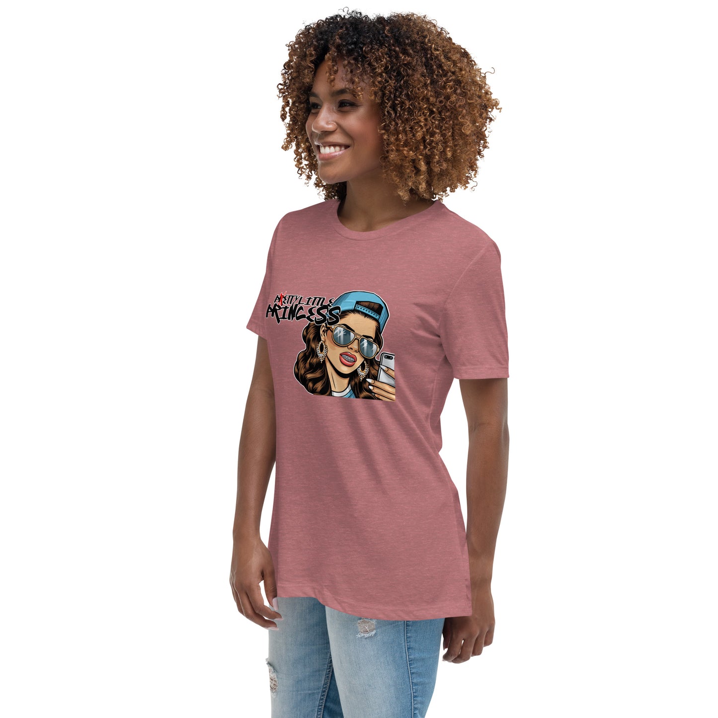 Concrete Kulture Co Women's "Petty Little Princess" Relaxed T-Shirt