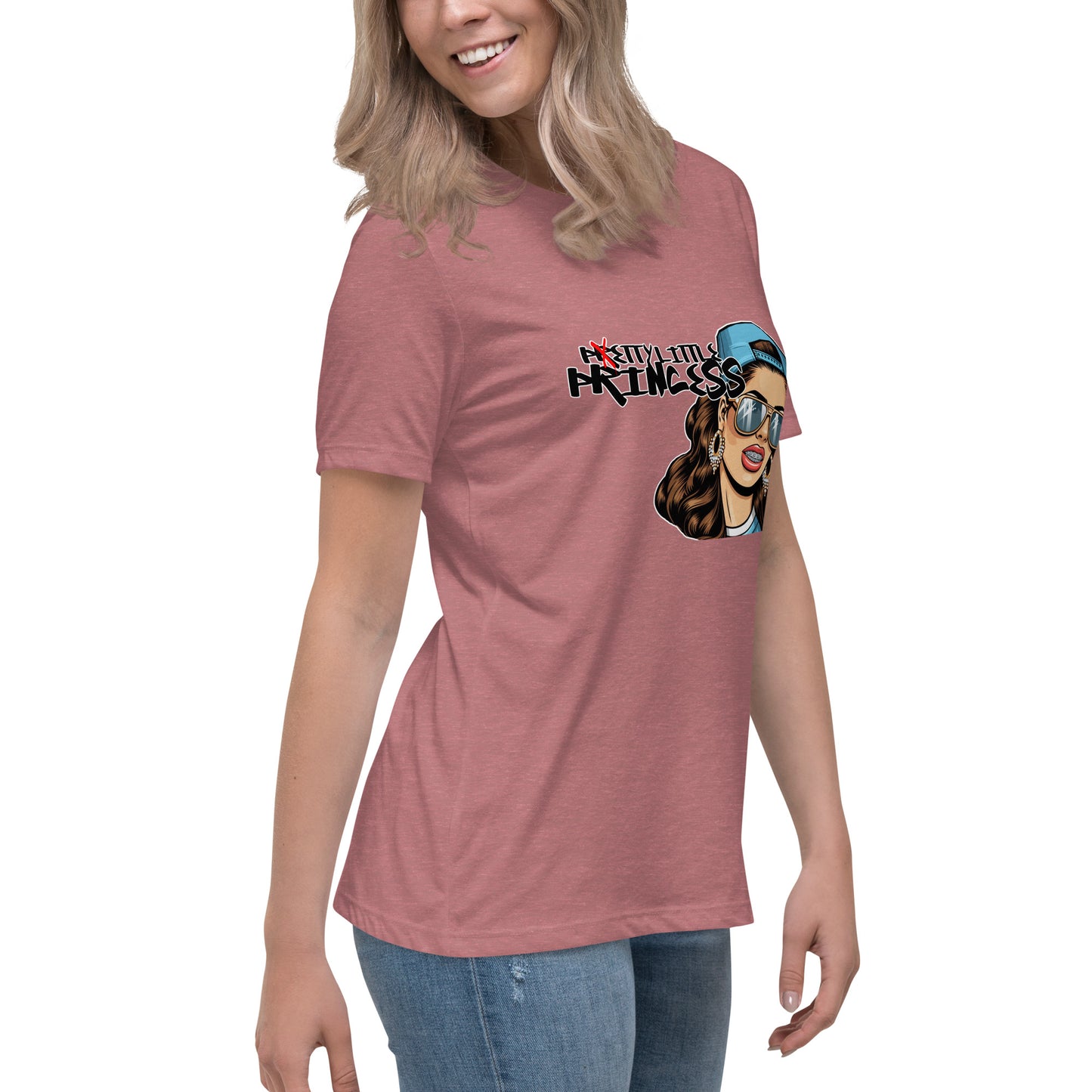 Concrete Kulture Co Women's "Petty Little Princess" Relaxed T-Shirt