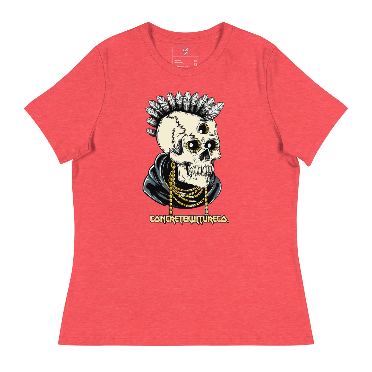 Concrete Kulture Co. Women's "3rd eye hindsight" Relaxed T-Shirt