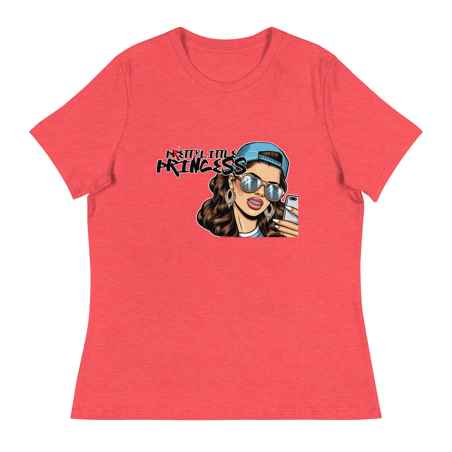 Concrete Kulture Co Women's "Petty Little Princess" Relaxed T-Shirt