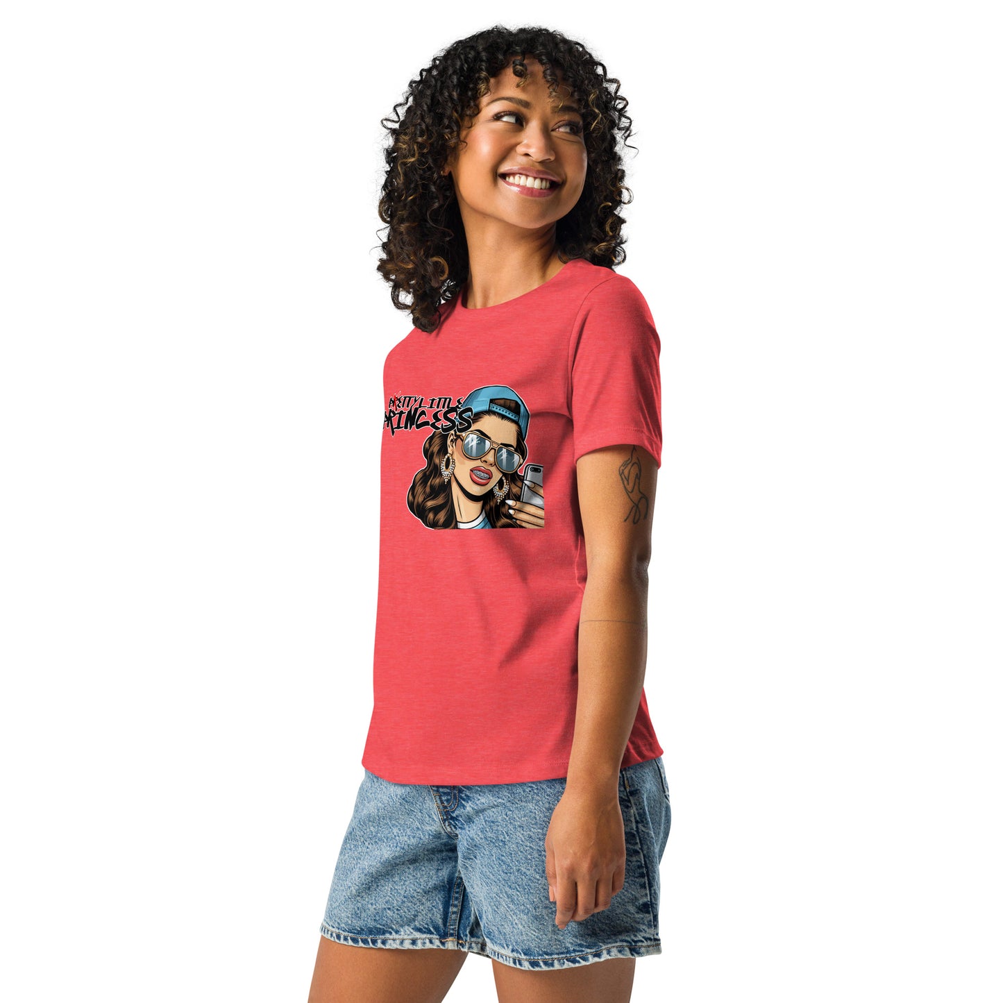 Concrete Kulture Co Women's "Petty Little Princess" Relaxed T-Shirt
