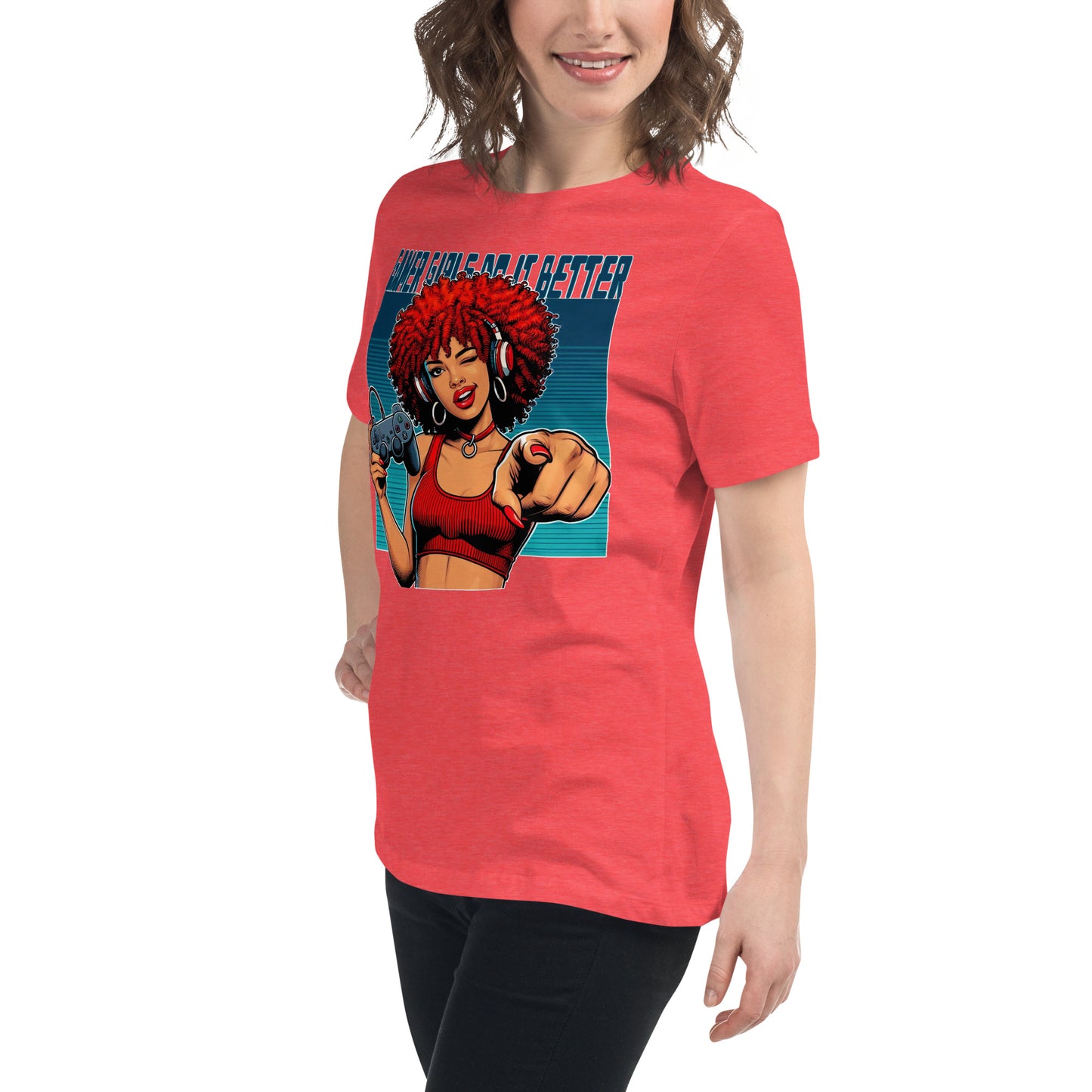 "Gamer Girls Do It Better" Women's Relaxed T-Shirt