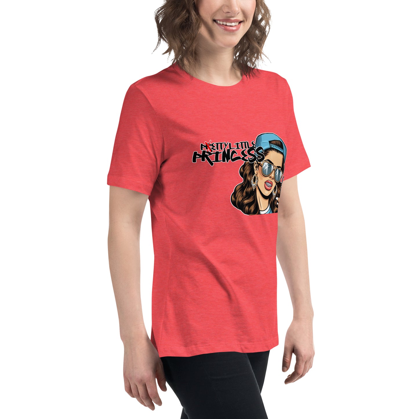 Concrete Kulture Co Women's "Petty Little Princess" Relaxed T-Shirt