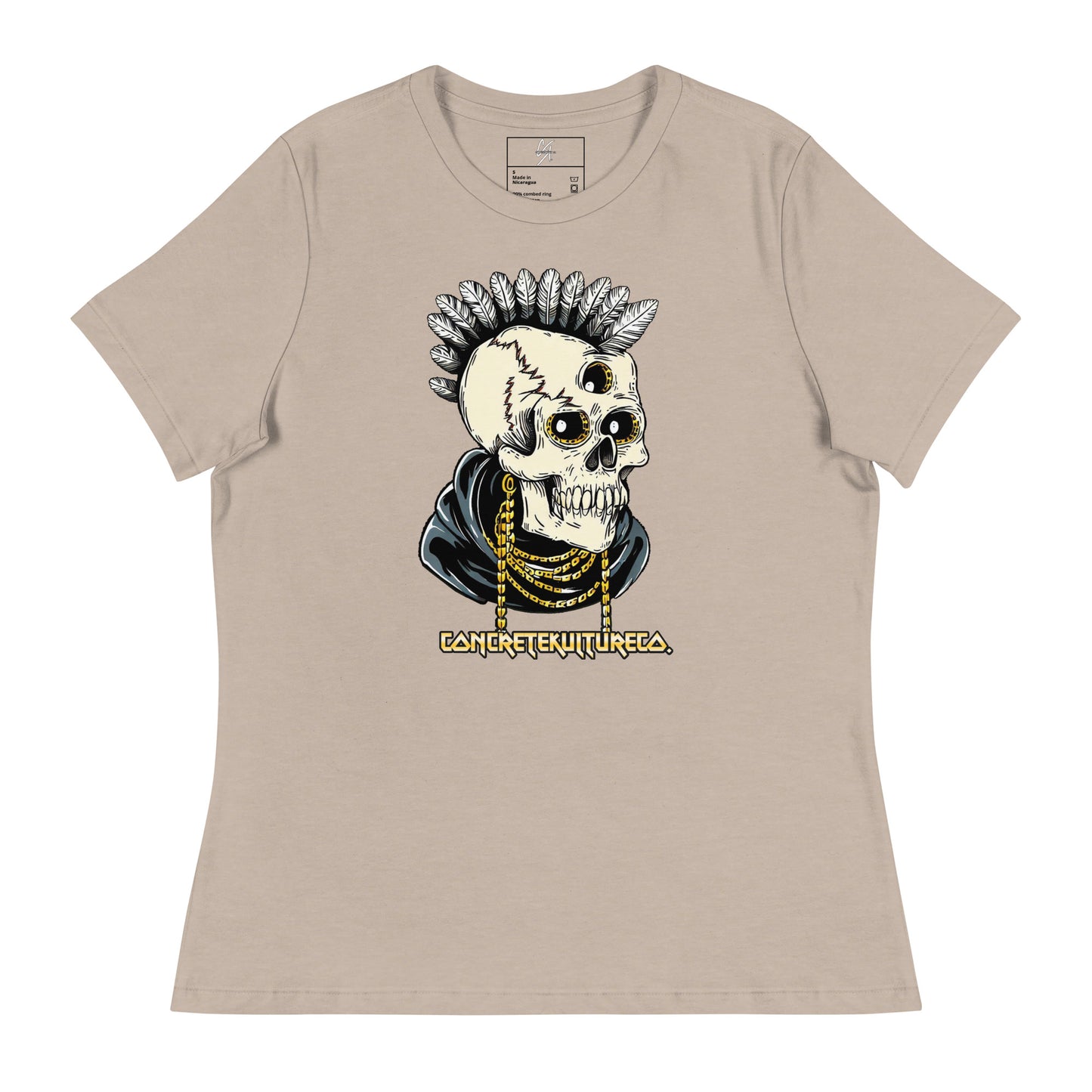 Concrete Kulture Co. Women's "3rd eye hindsight" Relaxed T-Shirt