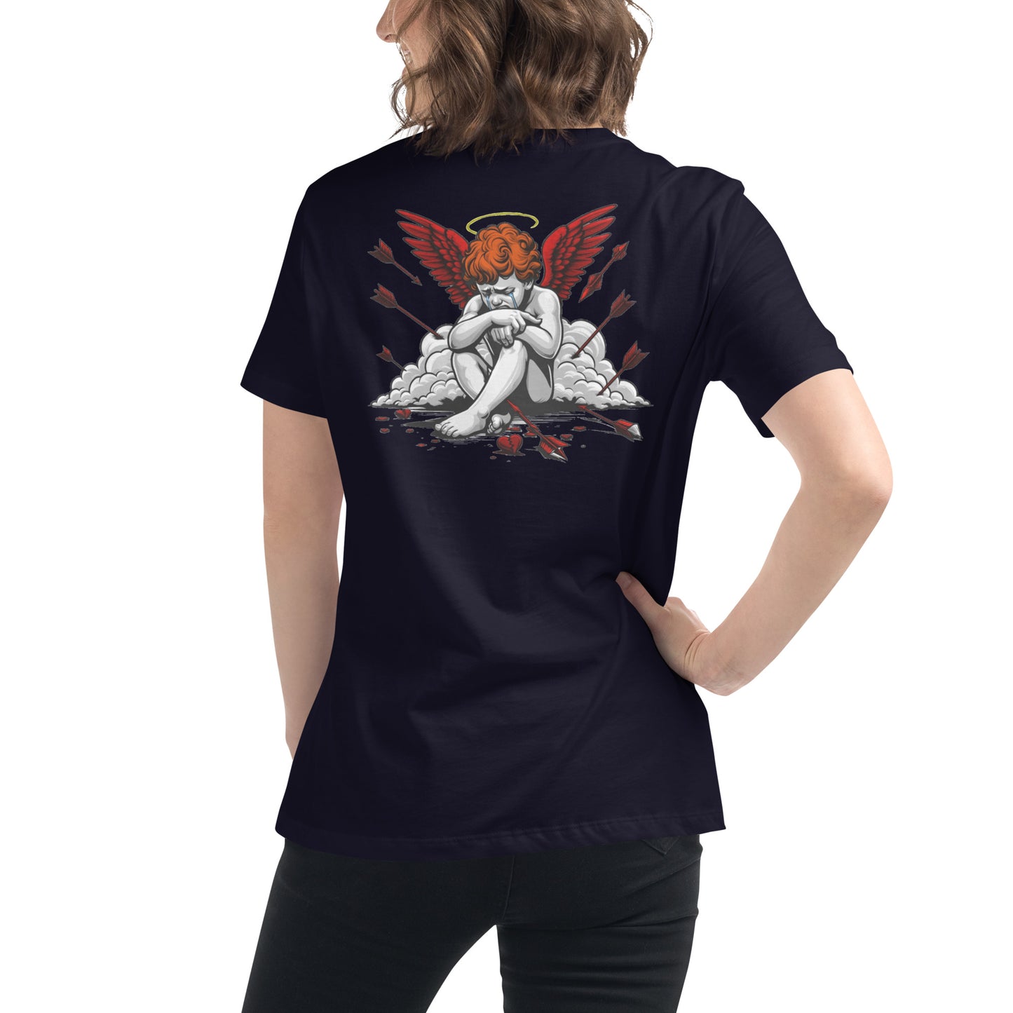 CKco Women's Relaxed "Love Aint Perfect" T-Shirt