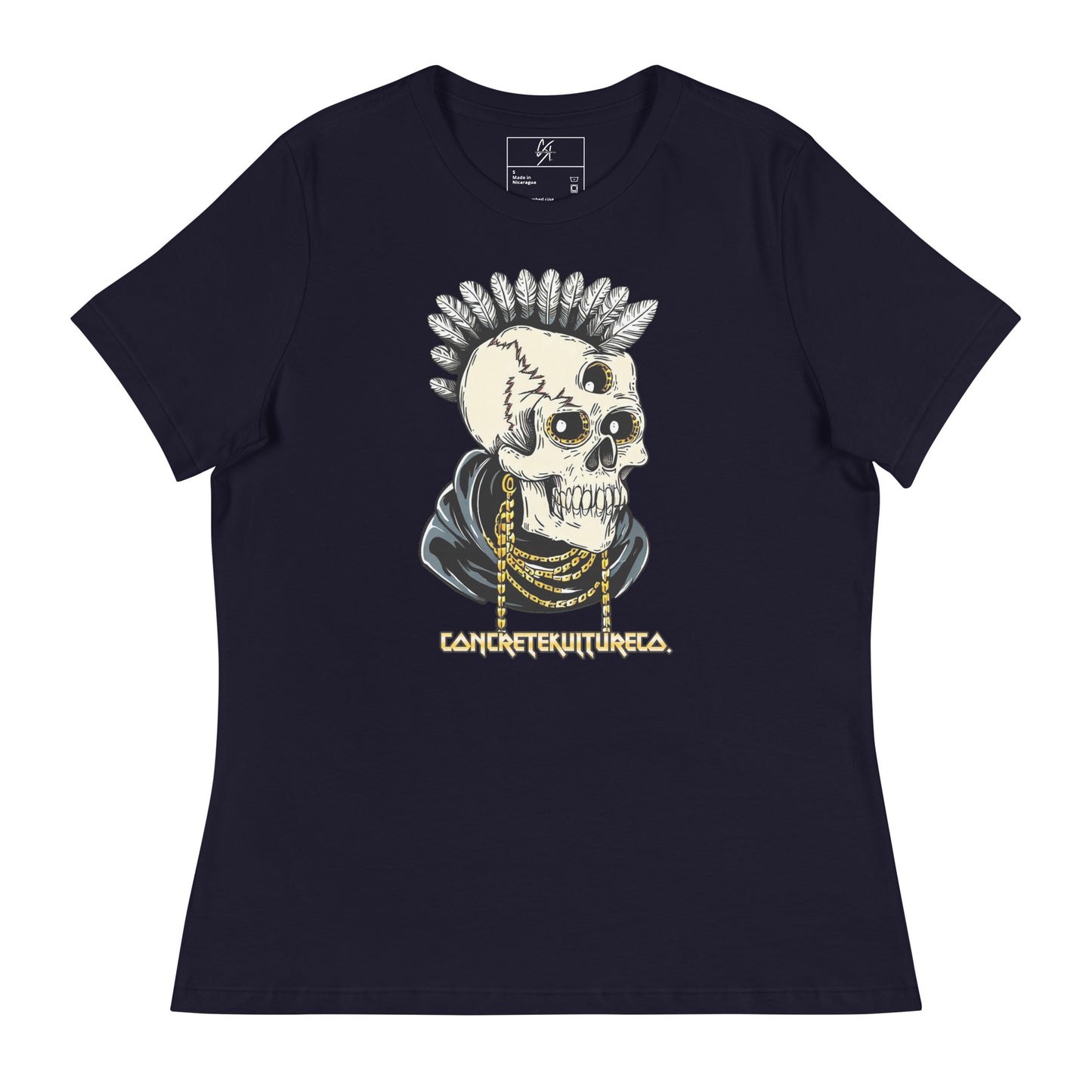 Concrete Kulture Co. Women's "3rd eye hindsight" Relaxed T-Shirt