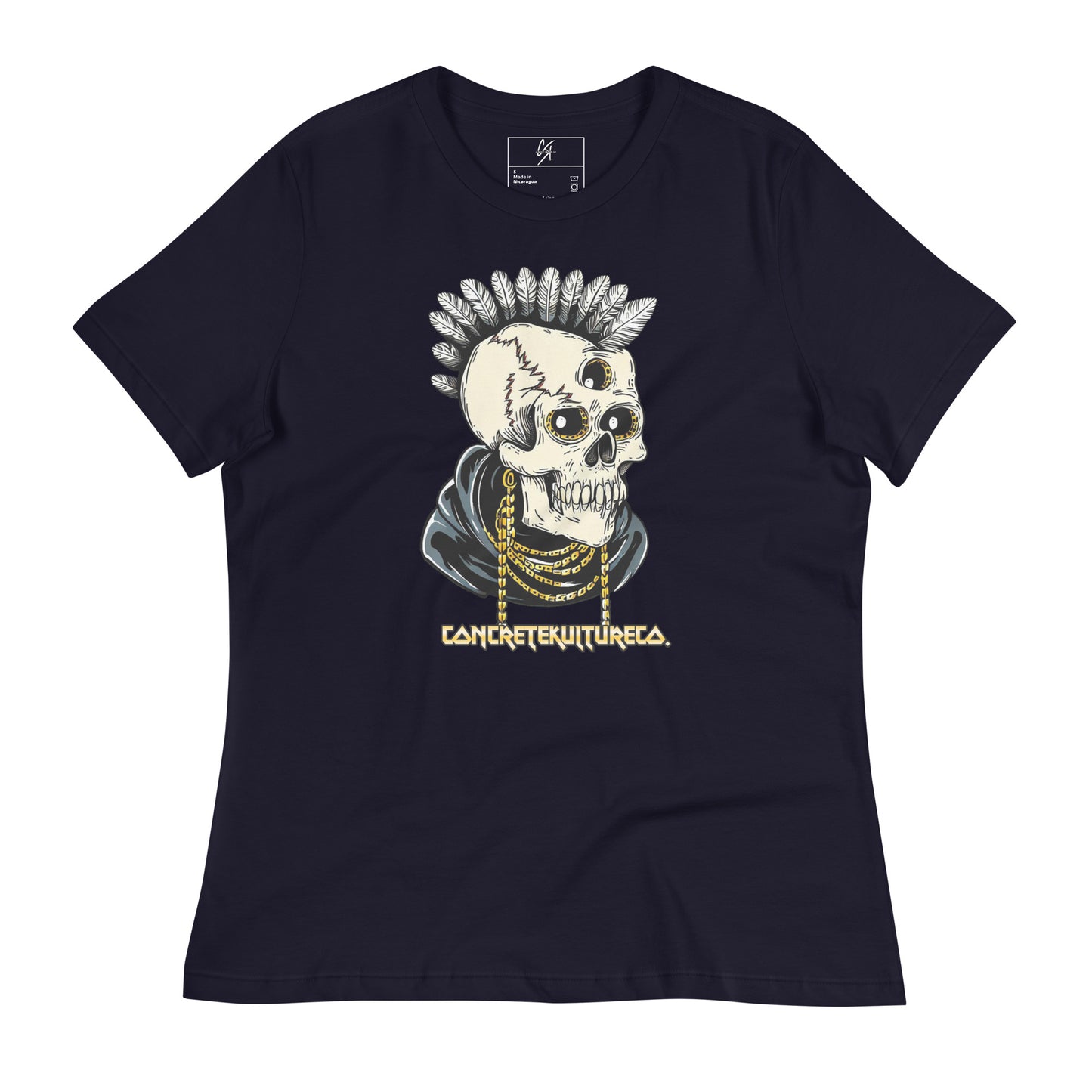 Concrete Kulture Co. Women's "3rd eye hindsight" Relaxed T-Shirt