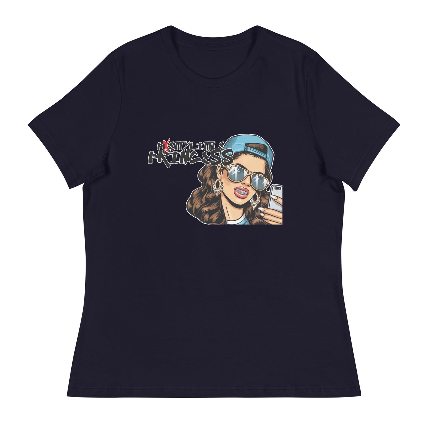 Concrete Kulture Co Women's "Petty Little Princess" Relaxed T-Shirt