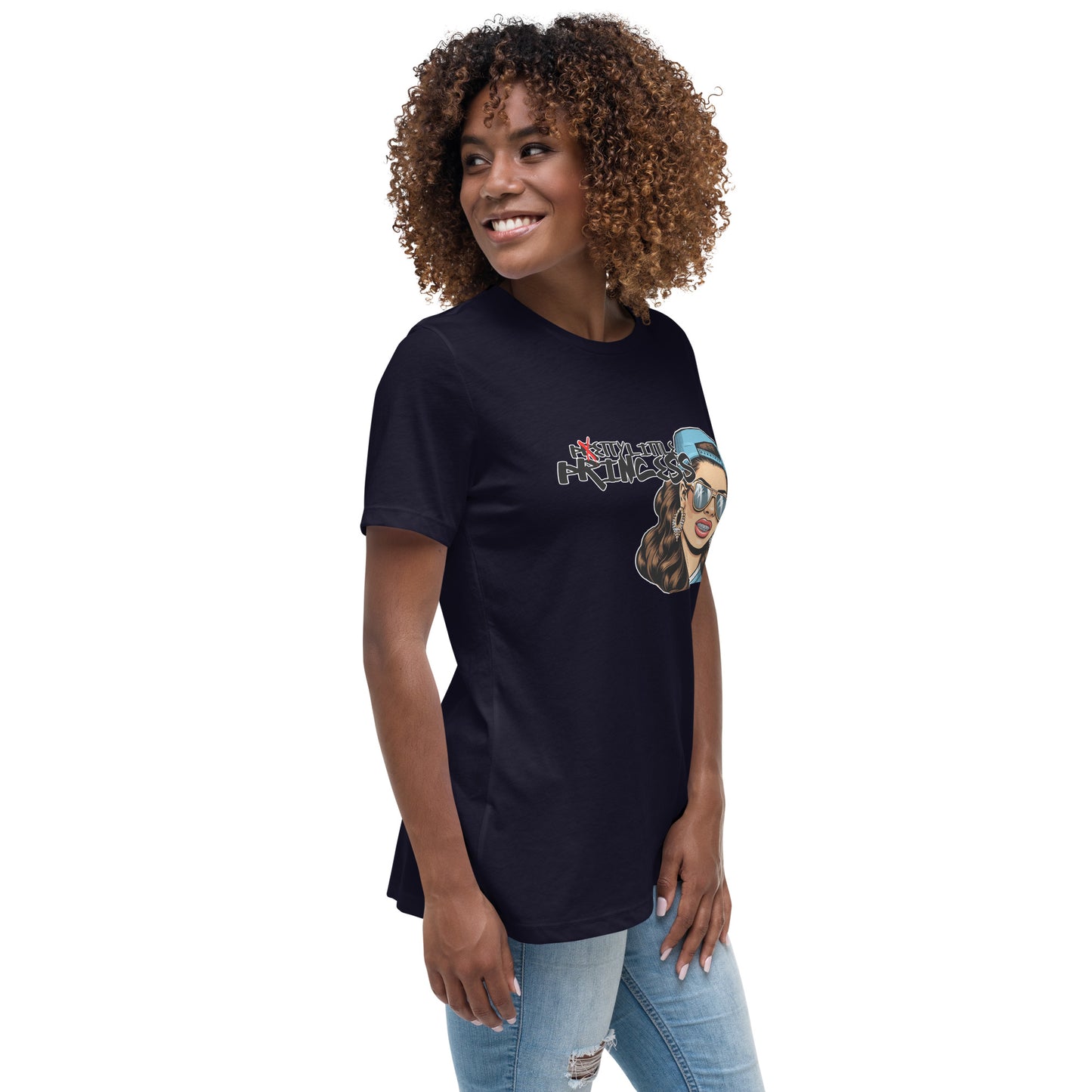 Concrete Kulture Co Women's "Petty Little Princess" Relaxed T-Shirt
