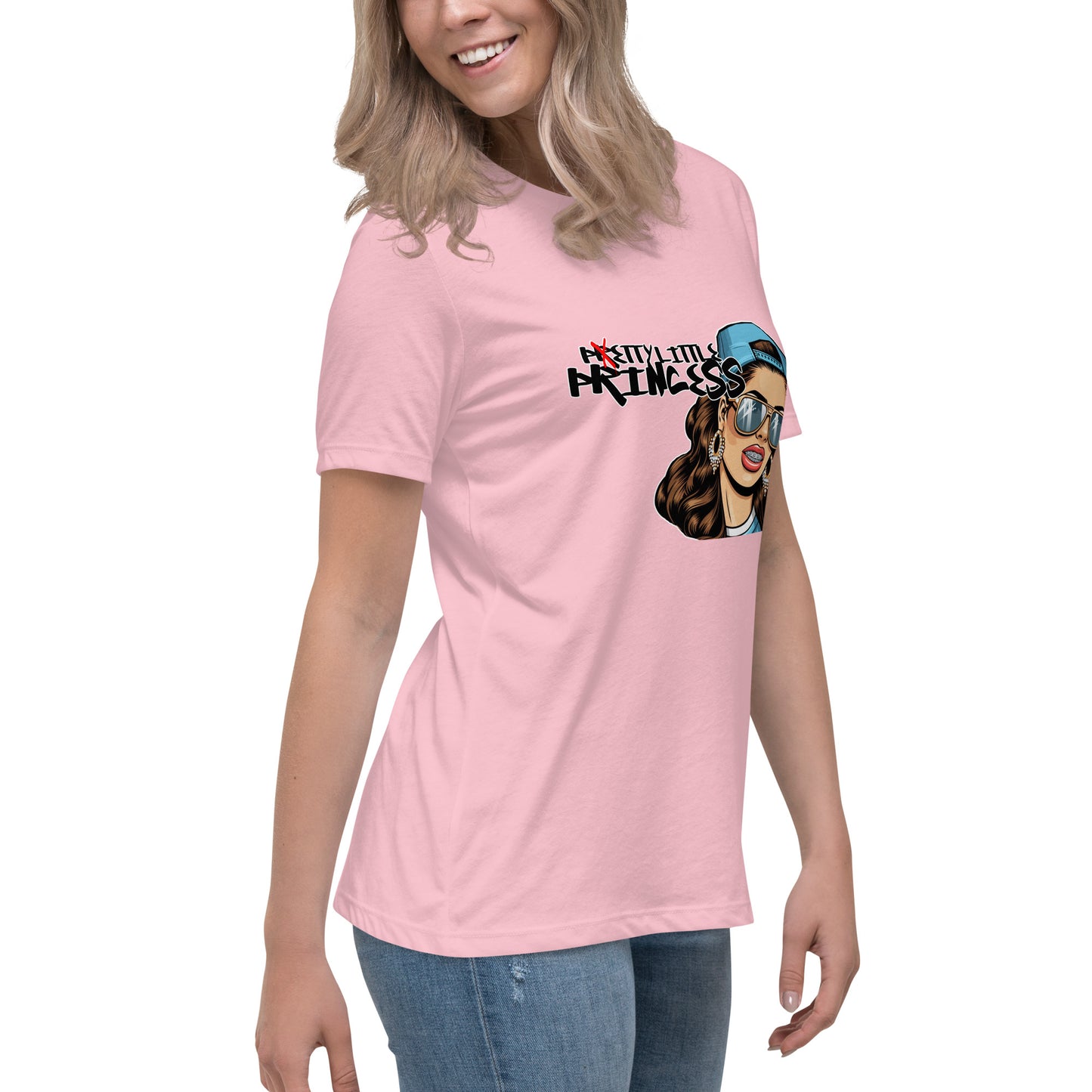 Concrete Kulture Co Women's "Petty Little Princess" Relaxed T-Shirt