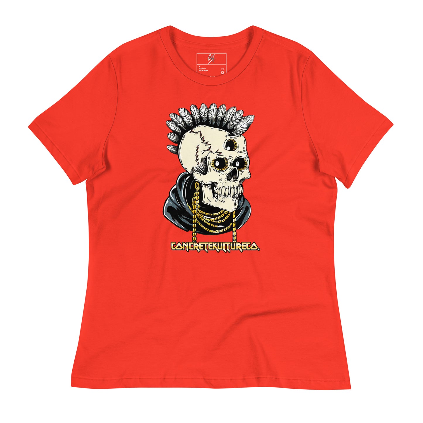 Concrete Kulture Co. Women's "3rd eye hindsight" Relaxed T-Shirt