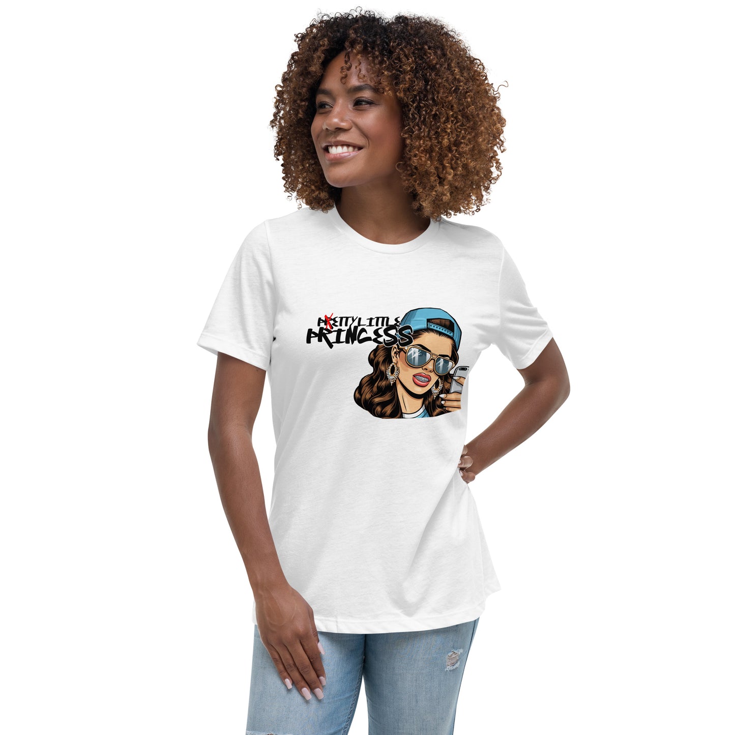 Concrete Kulture Co Women's "Petty Little Princess" Relaxed T-Shirt
