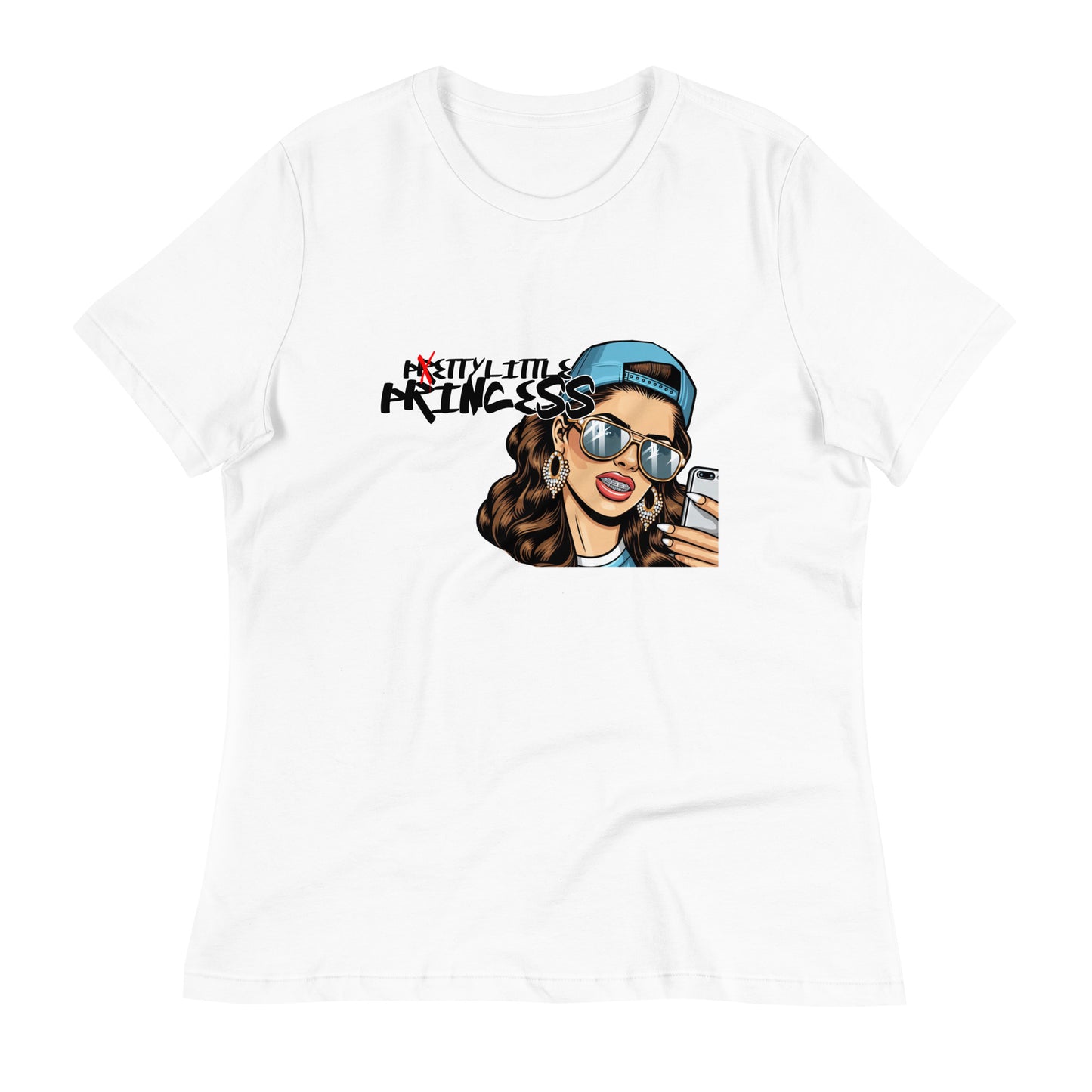 Concrete Kulture Co Women's "Petty Little Princess" Relaxed T-Shirt