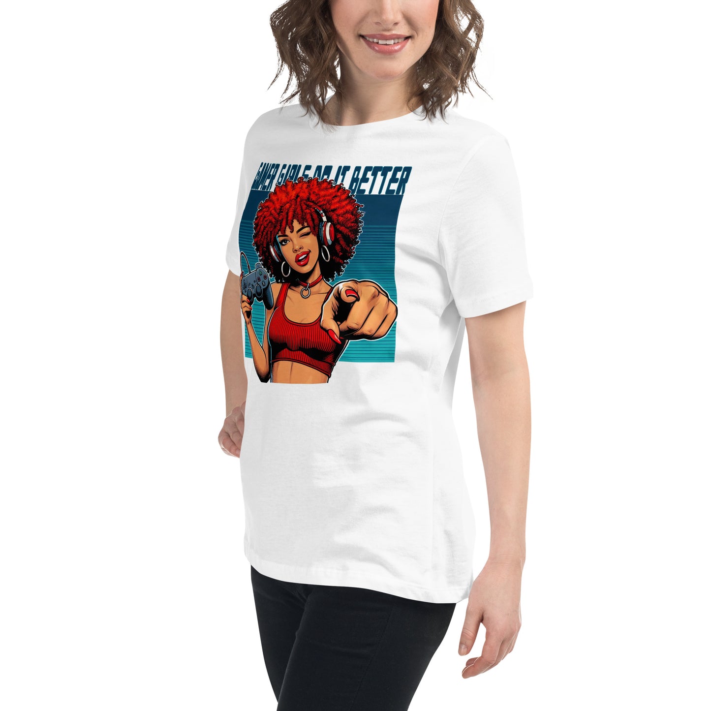 "Gamer Girls Do It Better" Women's Relaxed T-Shirt