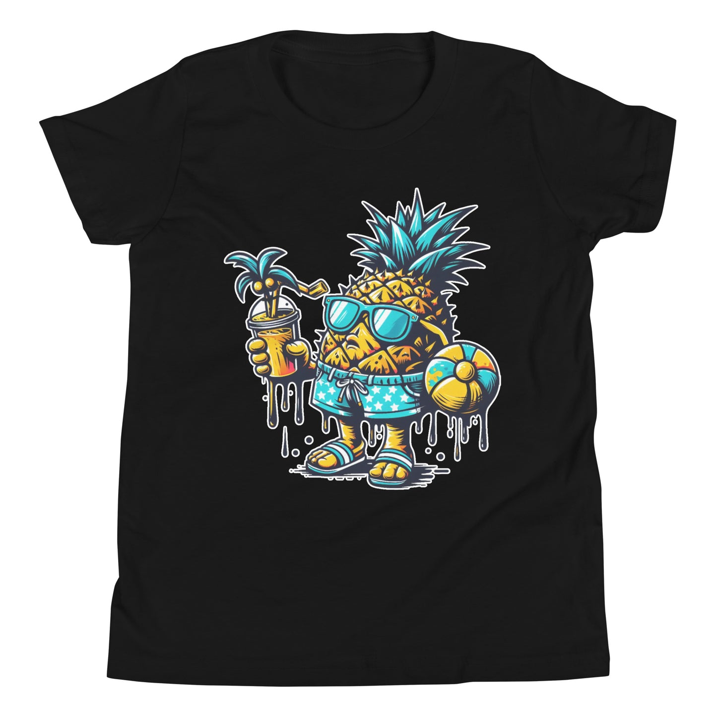 Concrete Kulture Co "Pineapple Just Chillin" Youth Short Sleeve T-Shirt