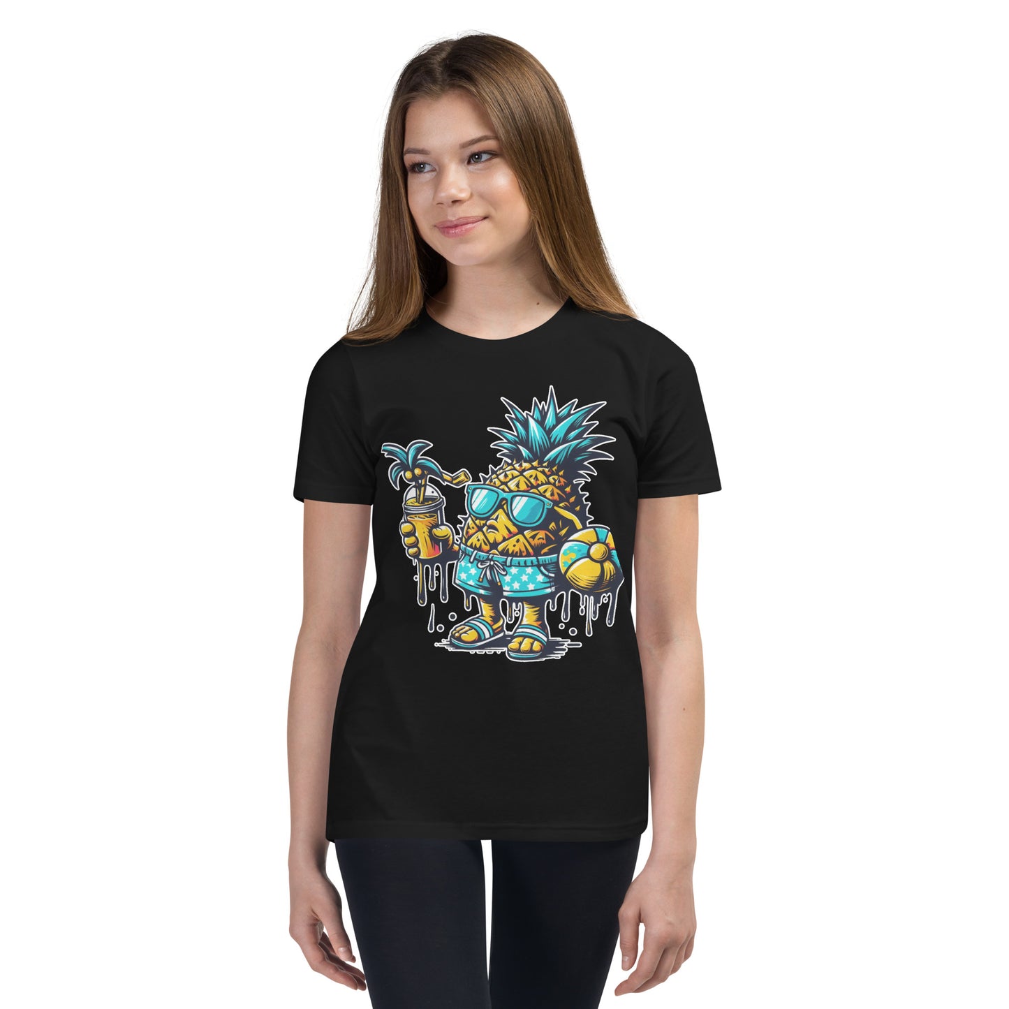 Concrete Kulture Co "Pineapple Just Chillin" Youth Short Sleeve T-Shirt