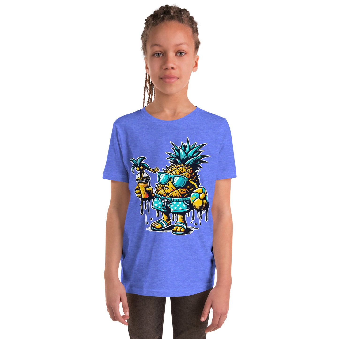 Concrete Kulture Co "Pineapple Just Chillin" Youth Short Sleeve T-Shirt