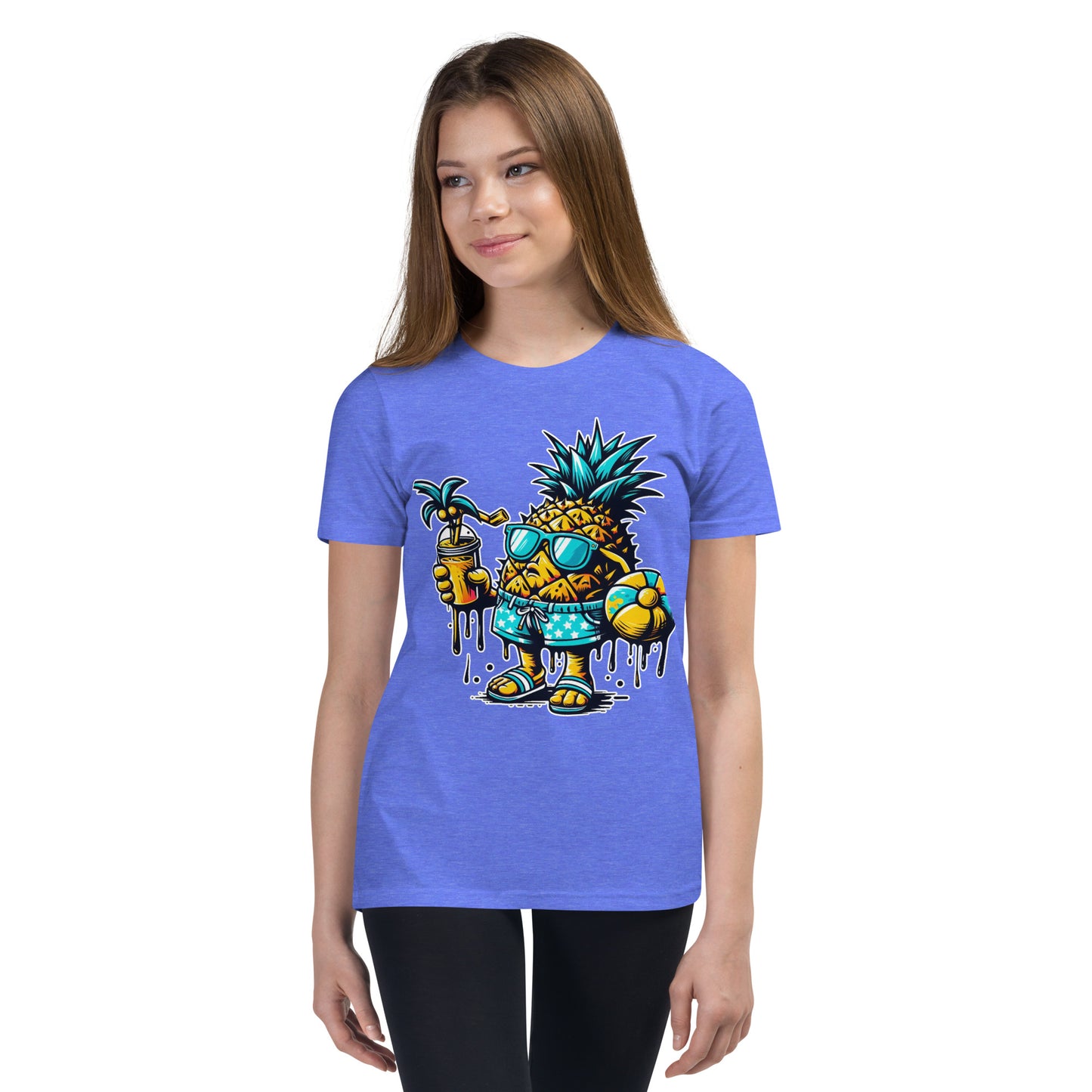 Concrete Kulture Co "Pineapple Just Chillin" Youth Short Sleeve T-Shirt