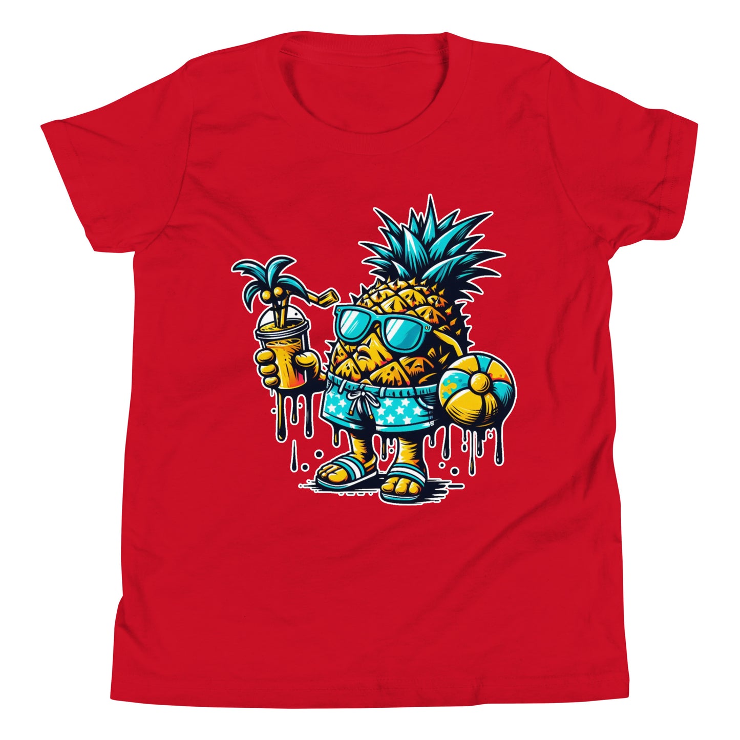 Concrete Kulture Co "Pineapple Just Chillin" Youth Short Sleeve T-Shirt